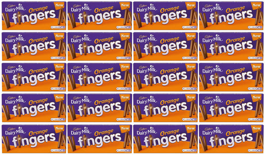20 x Cadbury Dairy Milk Orange Fingers 114G
