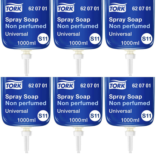 6 x Tork Spray Soap Non Perfumed 1000Ml X 6-  S1/11