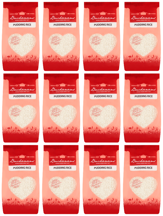 12 x Buchanan Pudding Rice 500G