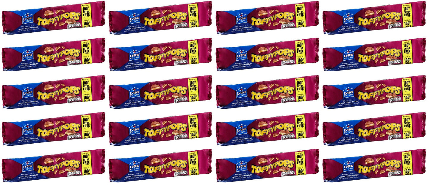 20 x Lyons  Biscuits Toffypops 240G