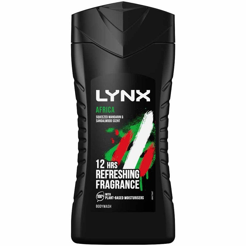 6 x Lynx  Shower Gel Africa 225 Ml