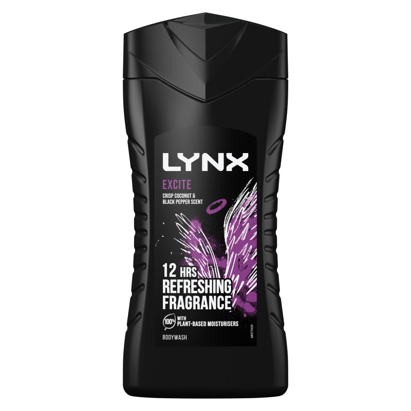 6 x Lynx  Lynx Excite Shower Gel Excite 225 Ml