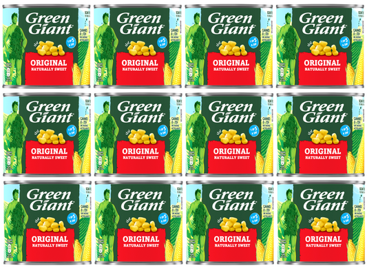 12 x Green Giant Corn Niblets 340G