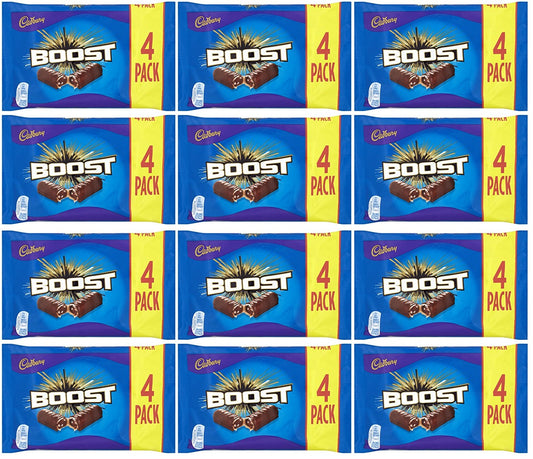 12 x Cadbury Boost Bars 4 X 31.5G (126G)