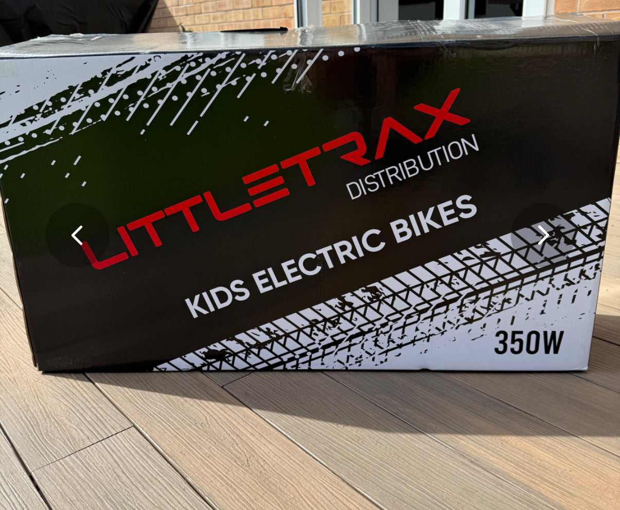 New Littletrax 350w 36v Kids Electric Bike – Ages 3 to 12+ ride on dirt bike