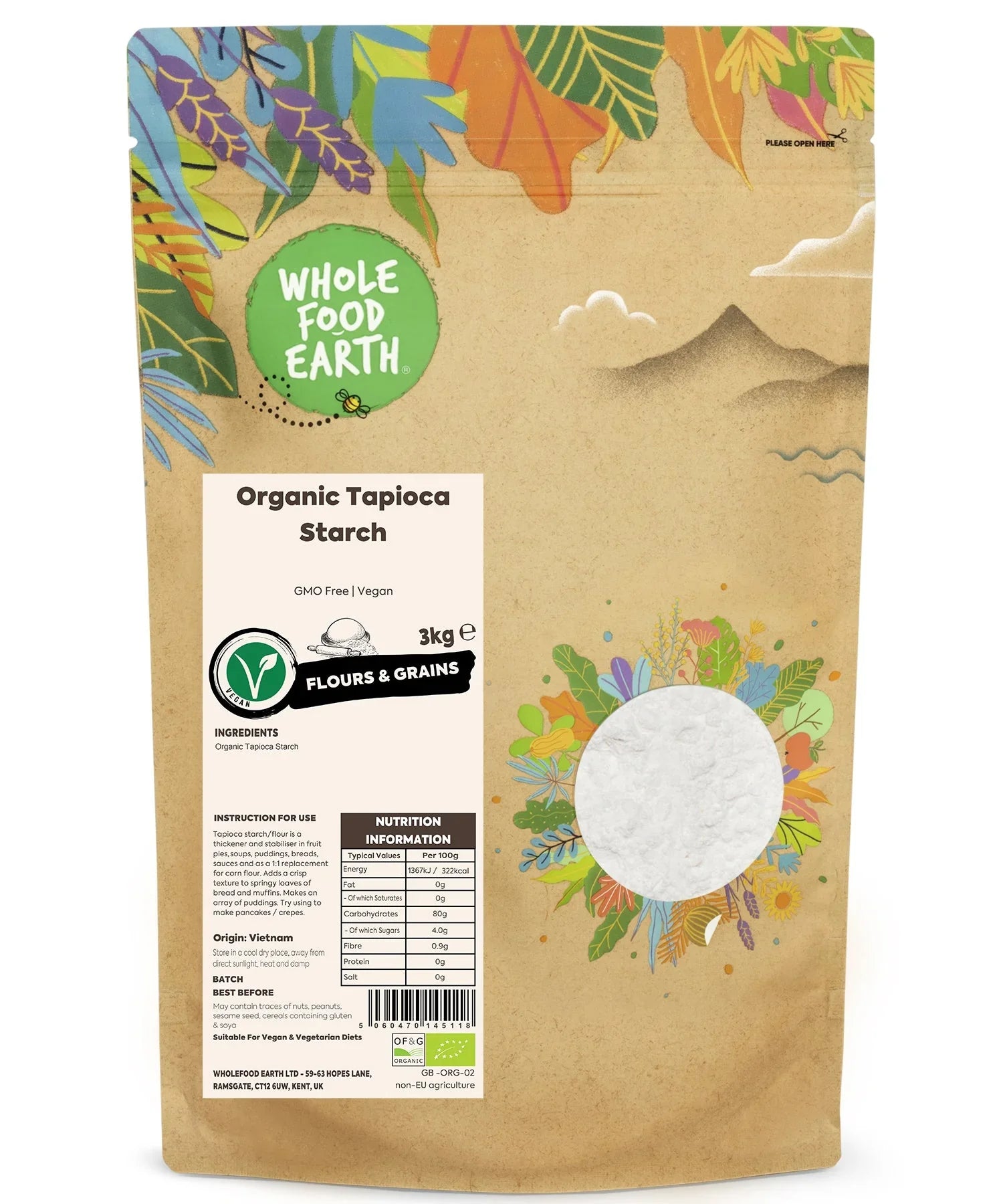 Organic Tapioca Starch