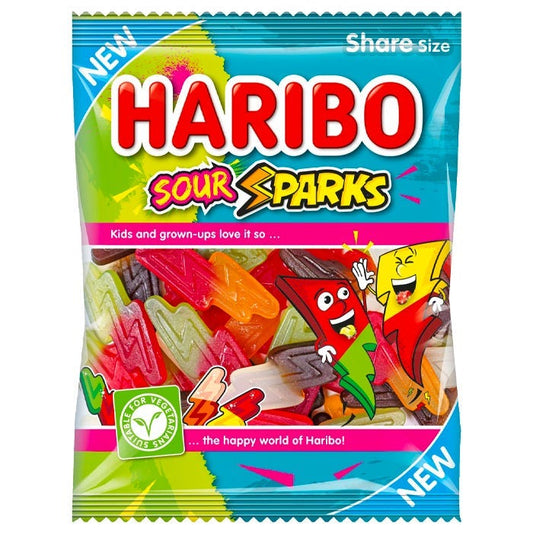 12 x Haribo Sour Sparks 160G