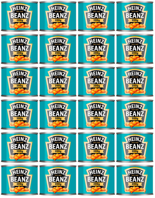 24 x Heinz Beanz In A Rich Tomato Sauce 200G