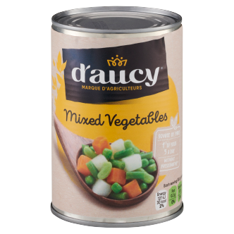 12 x D'Aucy Mixed Vegetables 400G