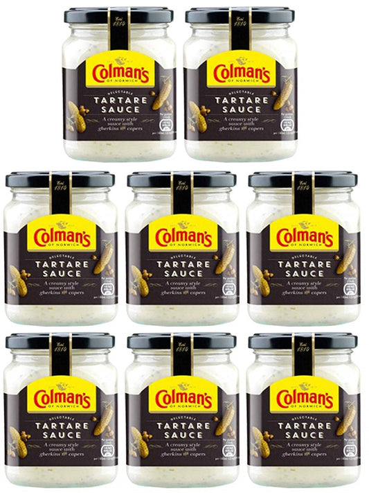 8 x Colman's  Sauce Tartare 144 G