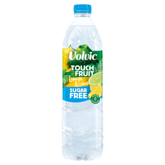 6 x Volvic Tof Lemon & Lime Sugar Free 1.5Lt