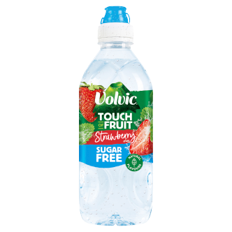 6 x Volvic Tof Strawberry Sugar Free 750Ml