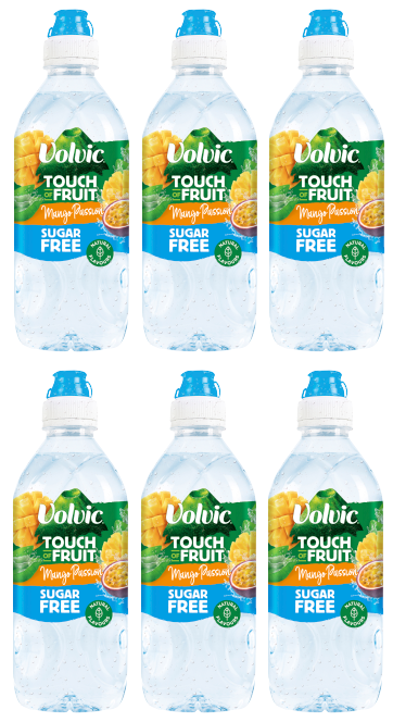 6 x Volvic Tof Sugar Free Mango & Passionfruit 750Ml