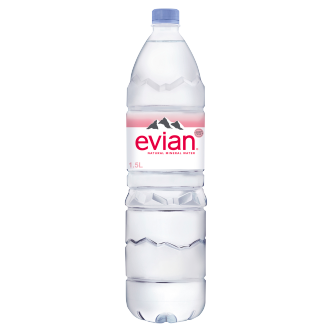 8 x Evian Still Water 1.5Lt