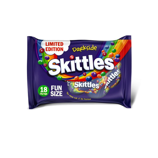 9 x Skittles Darkside Funsize (9 Bags) - 324GM