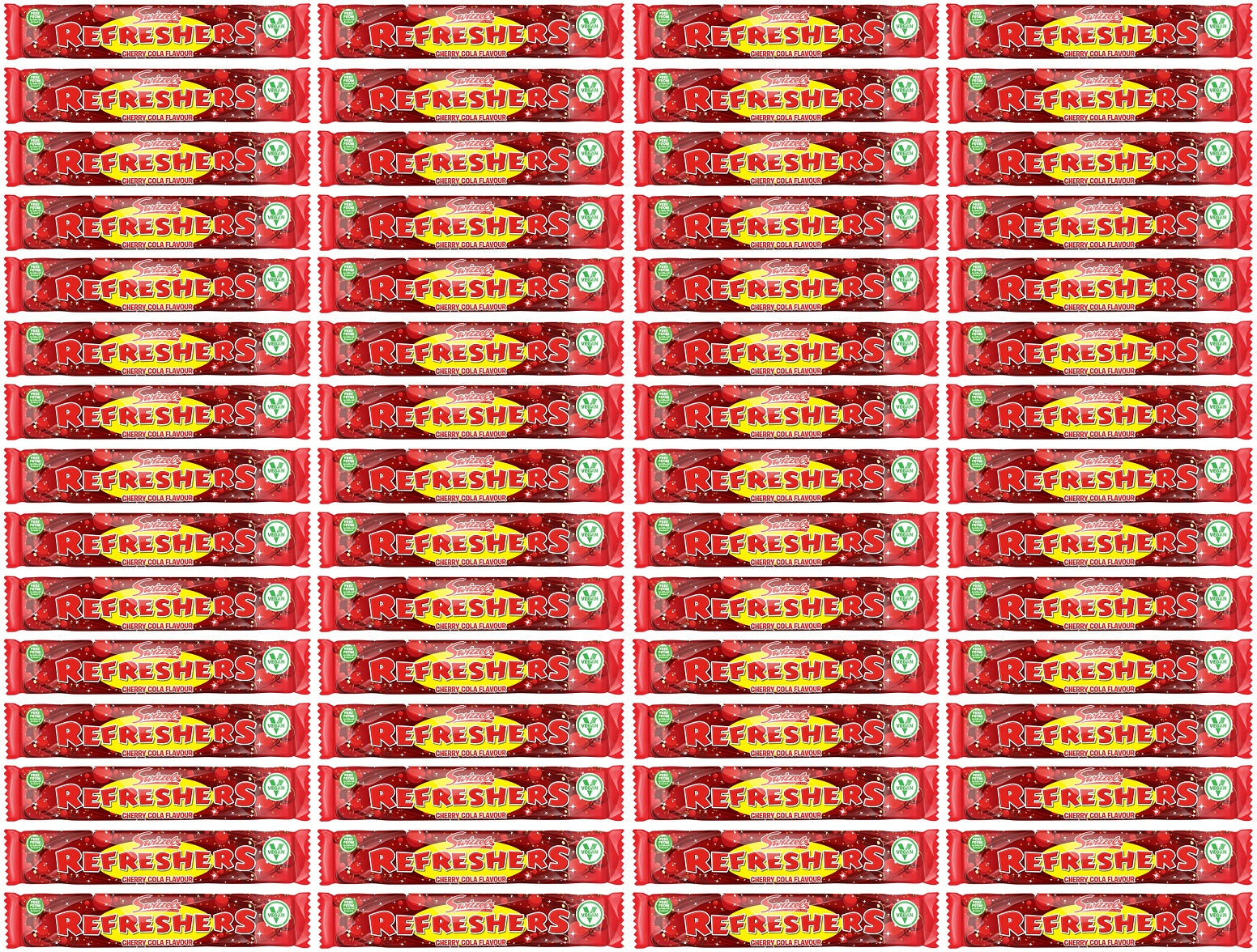 60 x Refreshers Cherry Cola Chew Bar  - 18GM
