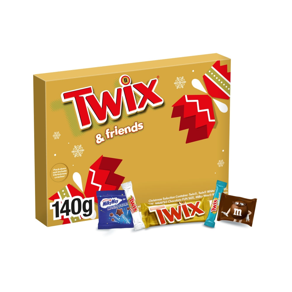 9 x Twix & Friends Medium Selection Box  - 140GM