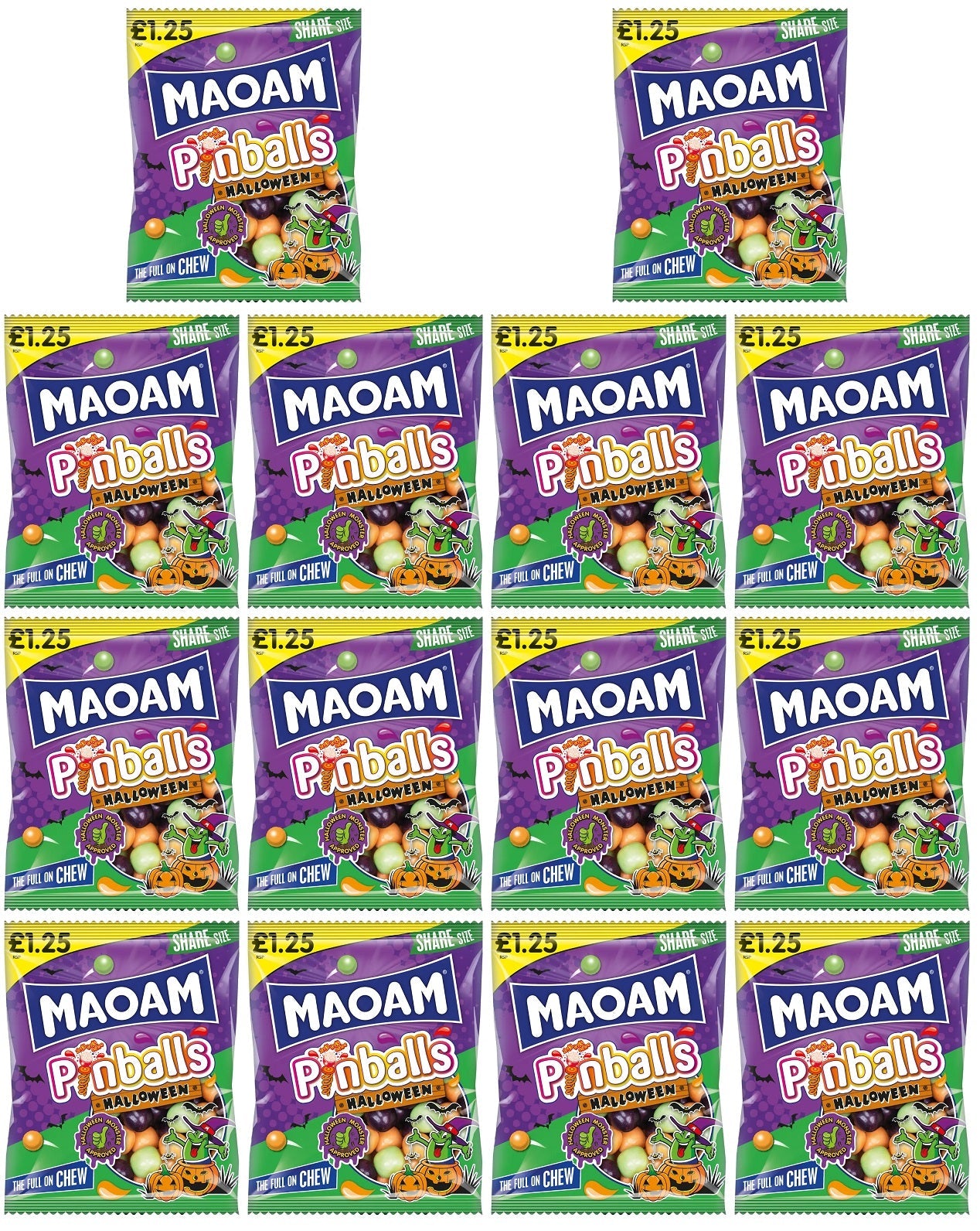 14 x Haribo Pinballs Halloween - 140GM