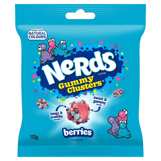 10 x Nerds Clusters Share Berries  - 113GM