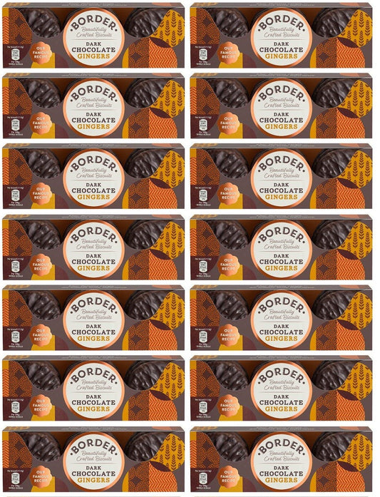 14 x Border Dark Chocolate Ginger 150G