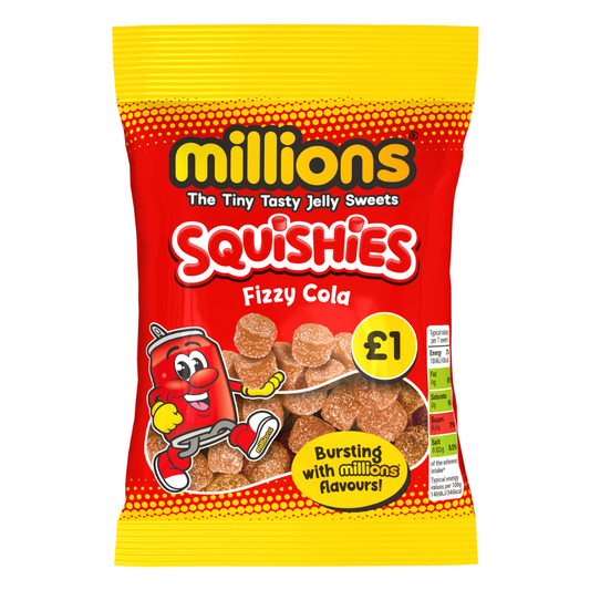 12 x Millions Squishies Cola Bag - 100GM