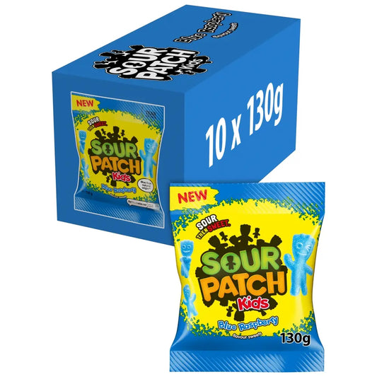 10 x Sour Patch Blue Raspberry - 130GM