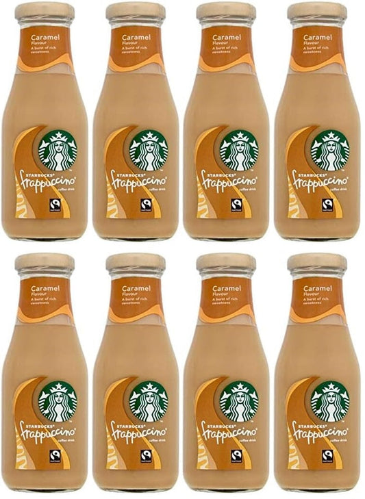 8 x Starbucks Frappuccino Caramel - 250ML