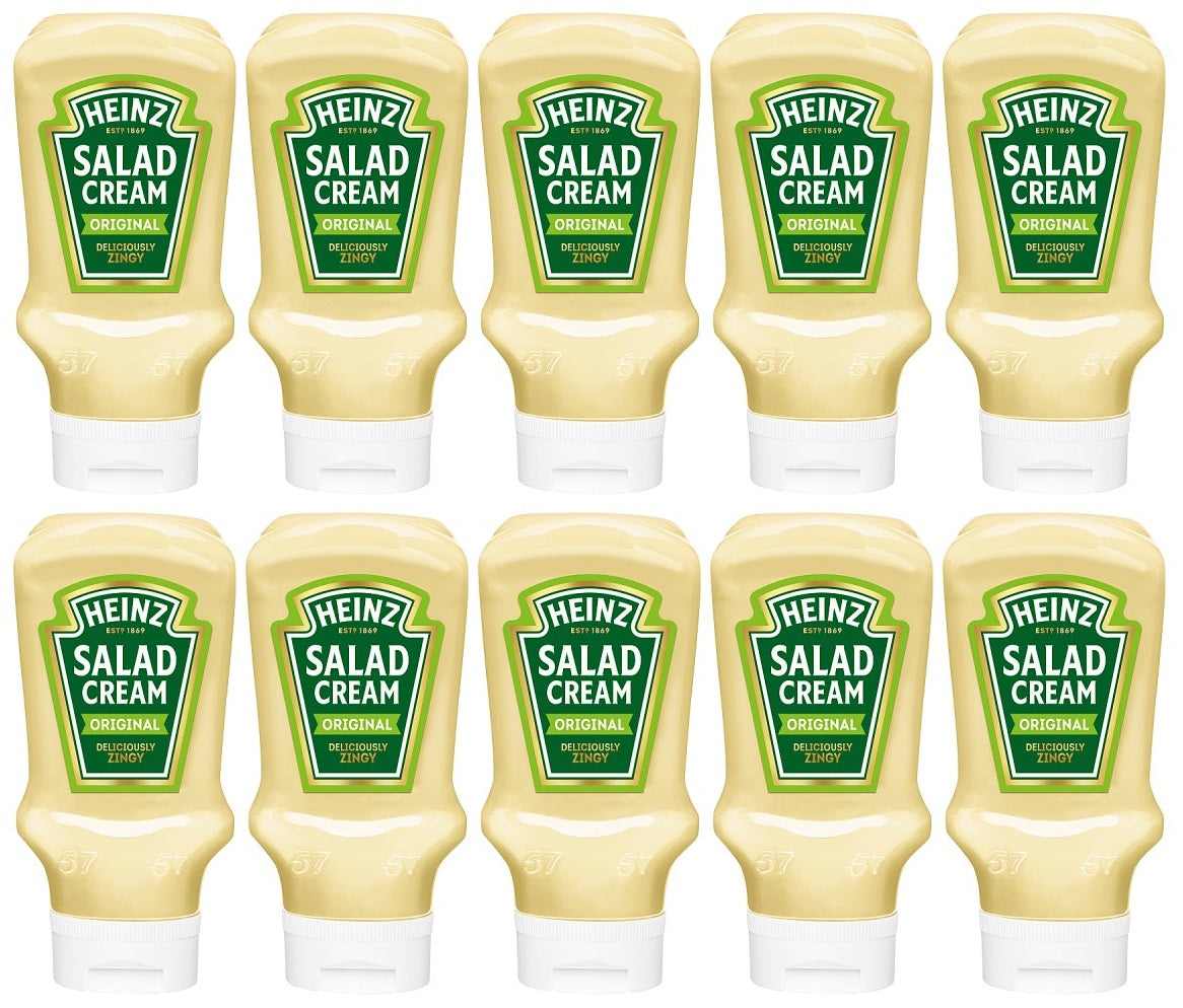 10 x Heinz Salad Cream Original 425G