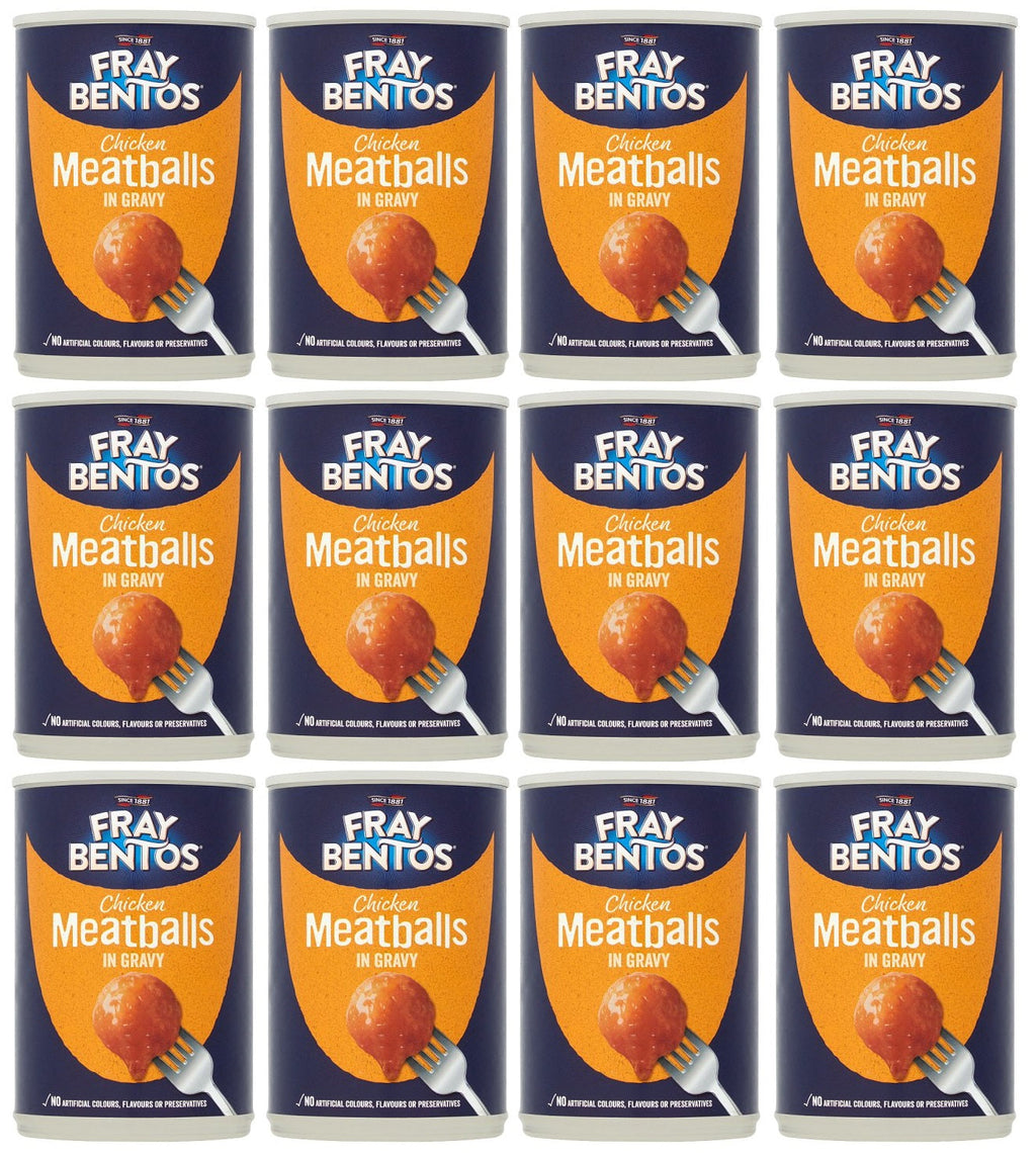 12 x Fray Bentos Chicken Meatballs In Gravy 380G