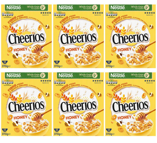 6 x Cheerios Honey 370G