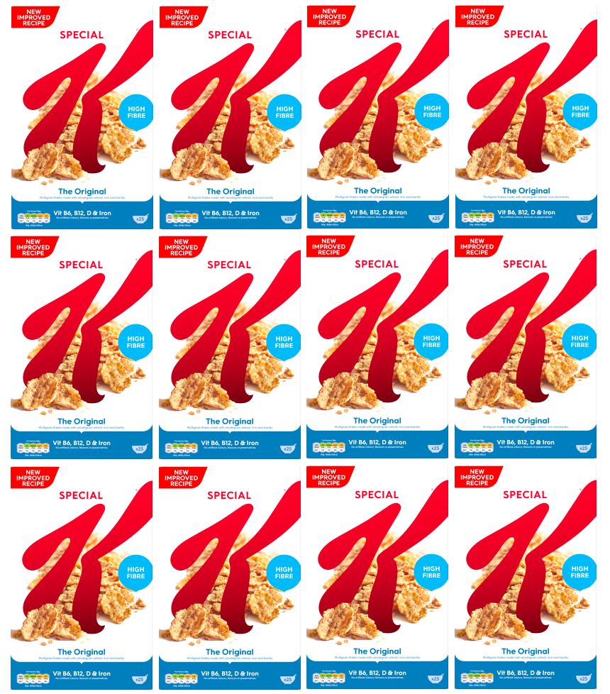 12 x Kelloggs Special K 750G - 750GM