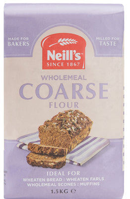10 x Neills Wholemeal Coarse Flour 1.5Kg