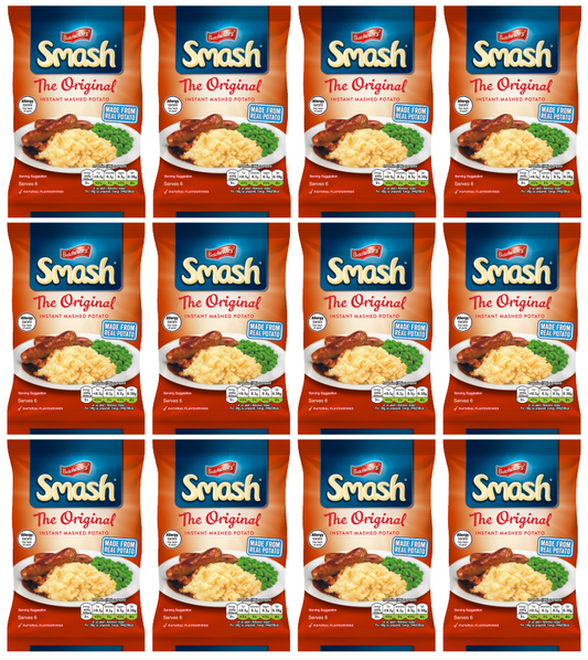 12 x Smash Instant Mash Potato Large 176Gm