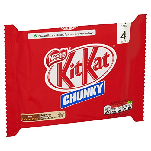 32 x Kit Kat Chunky Milk Chocolate Bar Multipack 40G 4 Pack