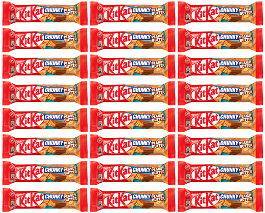 24 x Nestle Kitkat Chunky Peanut Butter 42Gm
