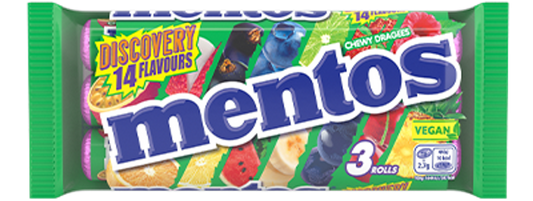 25 x Mentos Discovery 3pk - 3X25GM