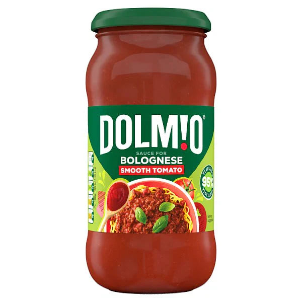 6 x Dolmio Smooth Tomato Sauce For Bolognese 450G