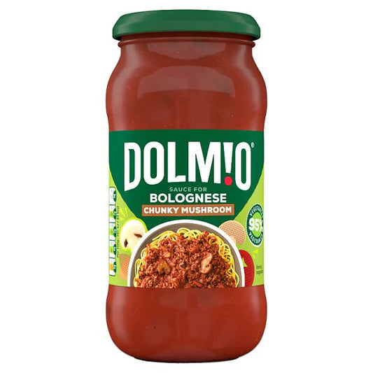 6 x Dolmio Sauce For Bolognese Chunky Mushroom 450G