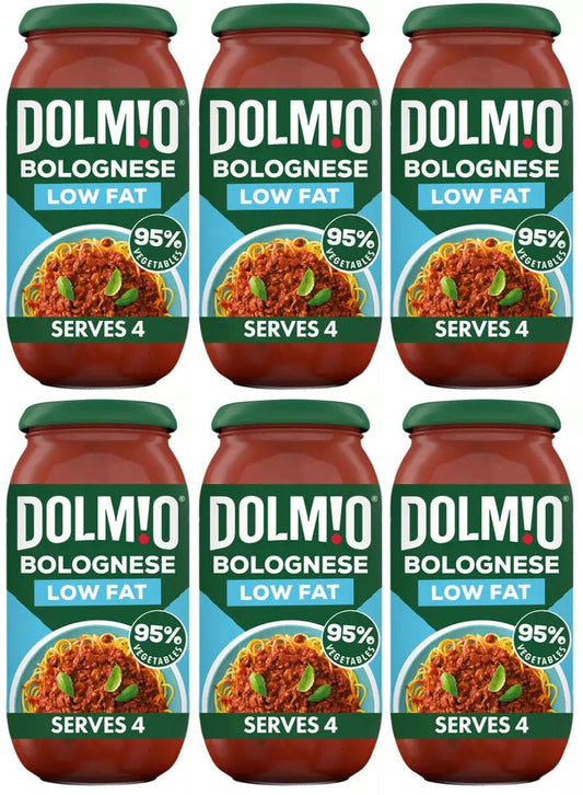 6 x Dolmio Bolognese Low Fat Pasta Sauce 500G