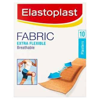10 x Elastoplast Fabric Plasters 10 Pack