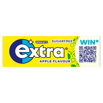 30 X Extra Apple Chewing Gum Sugar Free 10 Pieces