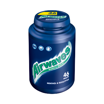 6 x Airwaves Menthol Bottle 46 Pce