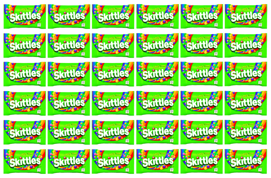 36 x Skittles Crazy Sours Bag 45Gm