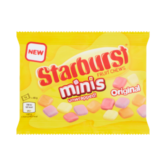 24 x Starburst Minis Bag 45Gm