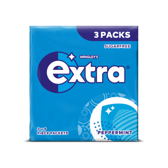 20 x Extra Sugar Free Peppermint Gum 3Pk