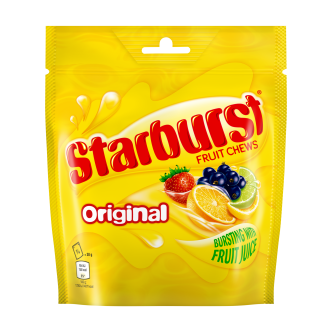 12 X Starburst Original Fruits Pouch 138Gm