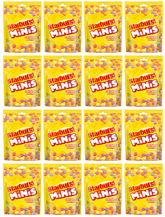 16 X Starburst Minis Fruits Pouch 137Gm