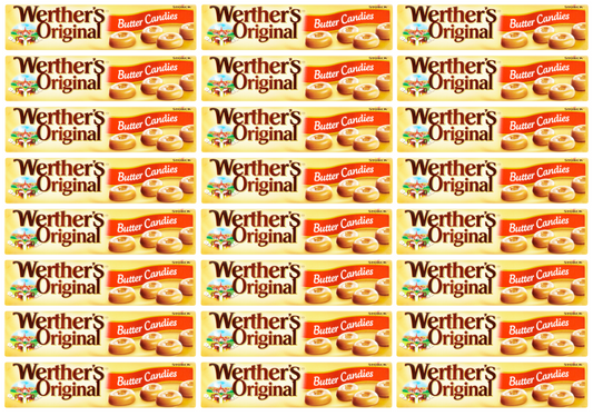 24 x Werthers Butter Candies Roll 50Gm