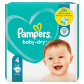 4 x Pampers Baby Dry Size 4 (Maxi) 25 Pack