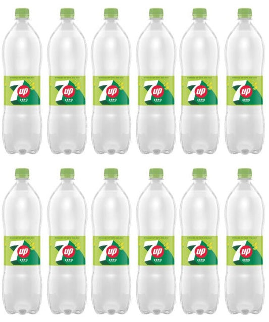 12 x 7Up Zero Sugar 1.25 Litres
